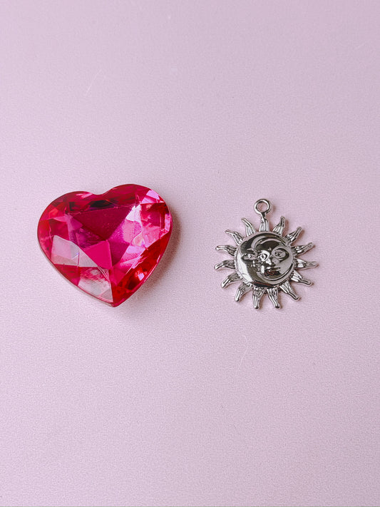 Sol y Luna Silver Charm