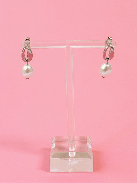 Oceanfront Dangle Studs (Gold + Silver)