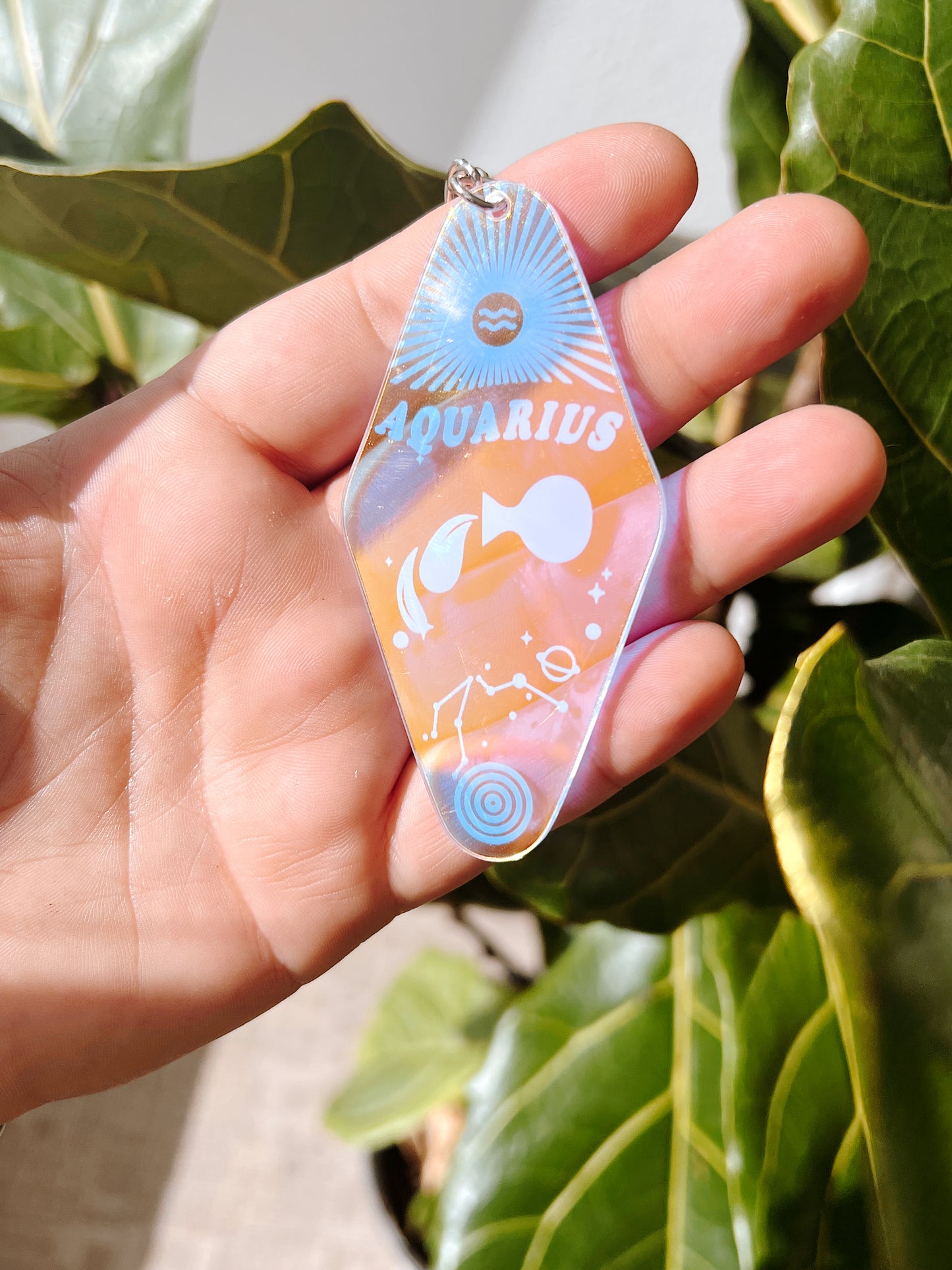 Zodiac Sign Keychain