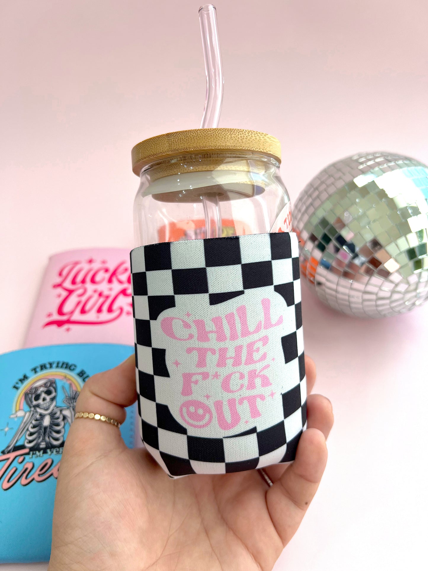 Chill The F*ck Out Can Koozie