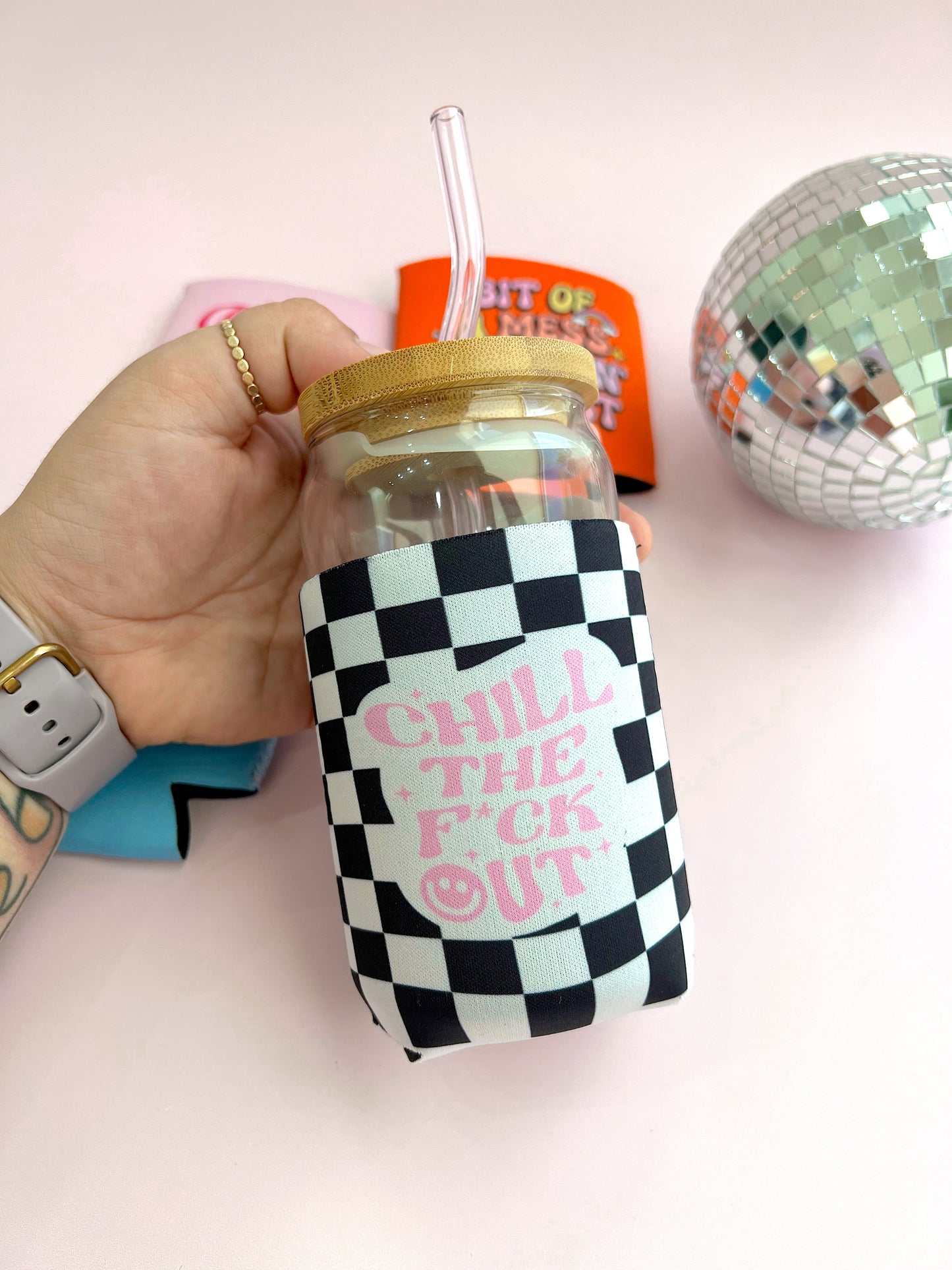 Chill The F*ck Out Can Koozie