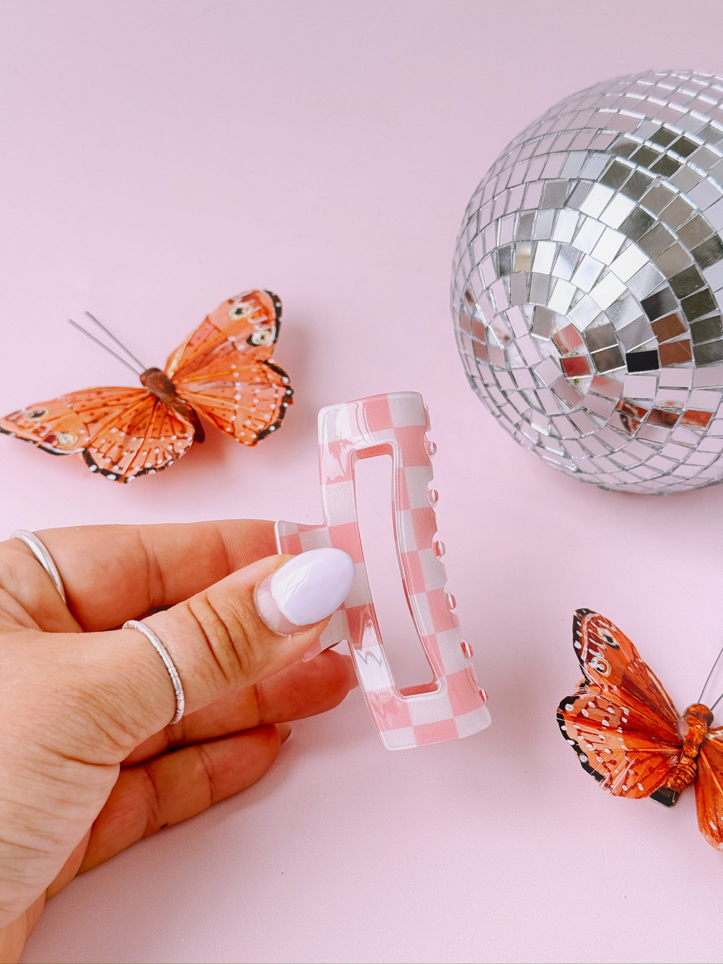 Sk8er Boy Checkered Hair Claw Clip