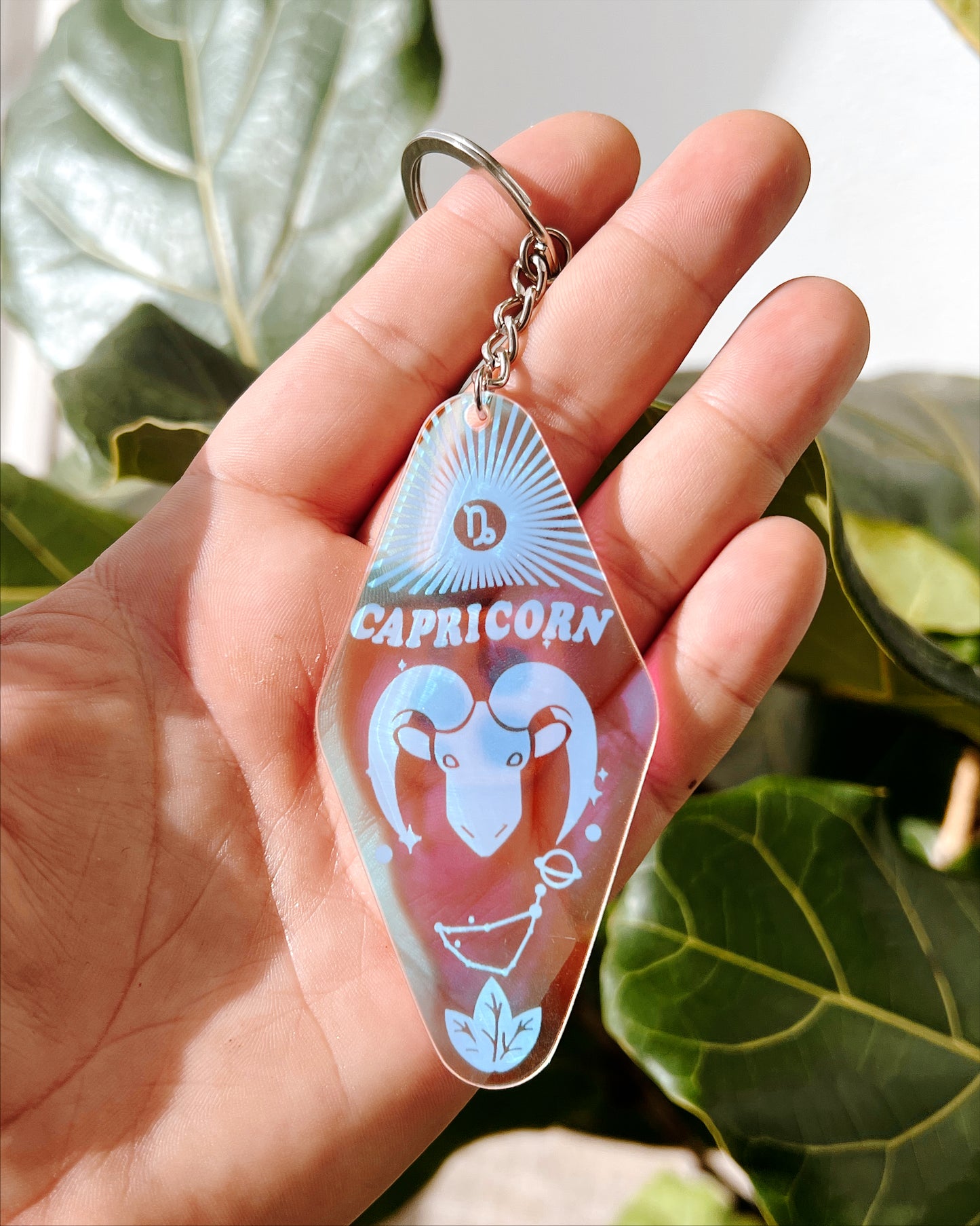 Zodiac Sign Keychain