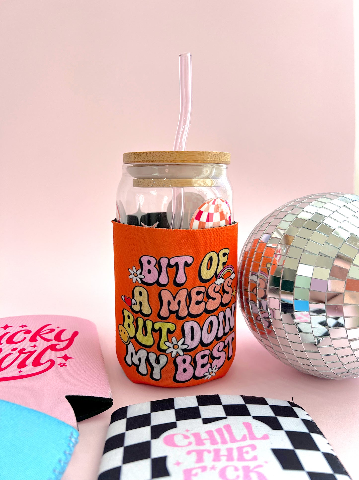 A Bit of A Mess Can Koozie