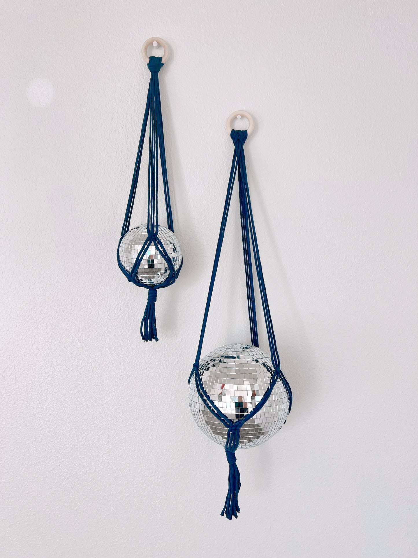 Disco Ball Hangers - Deep Teal