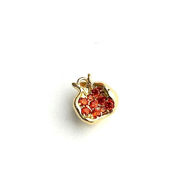 Pomegranate Gold Charm