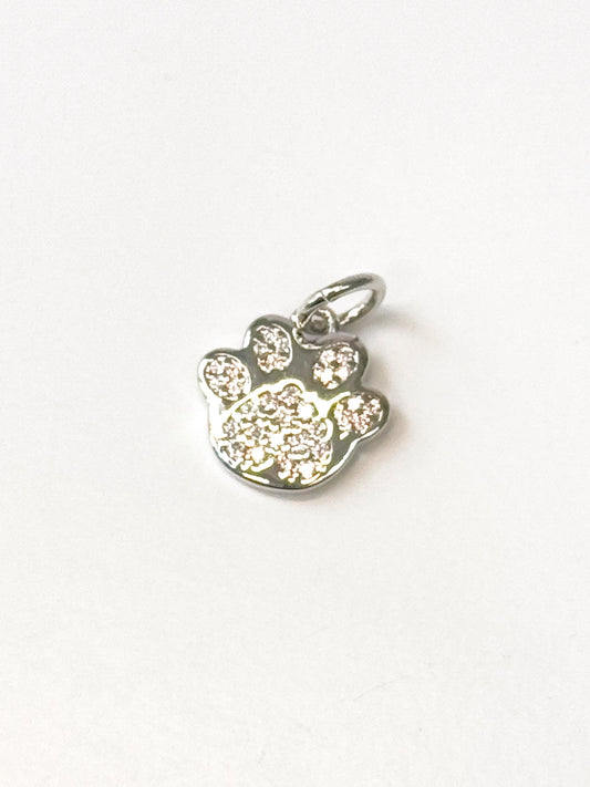Sparkle Paw Charm (Gold + Silver)