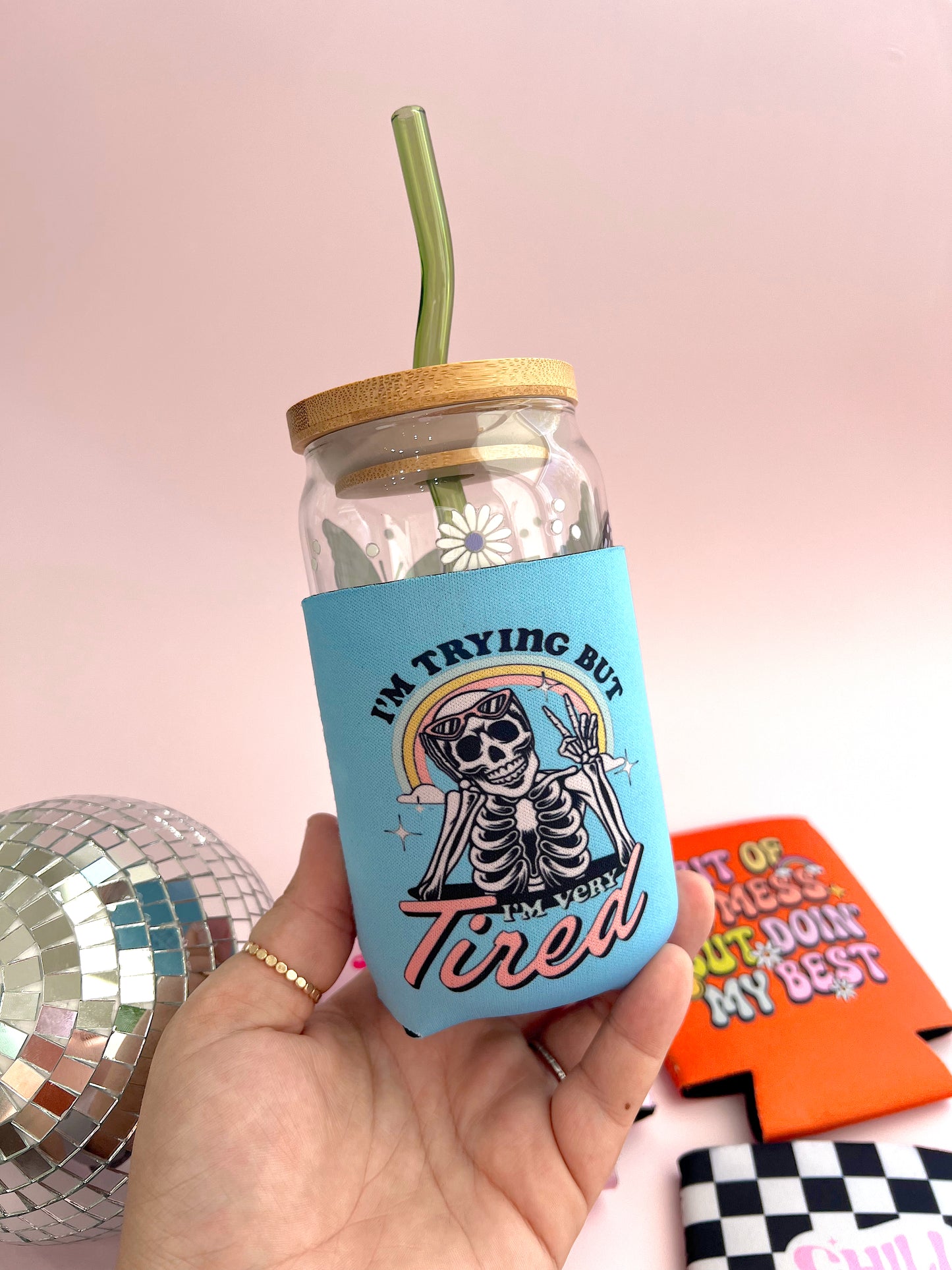 I'm Trying But I'm Tired Can Koozie