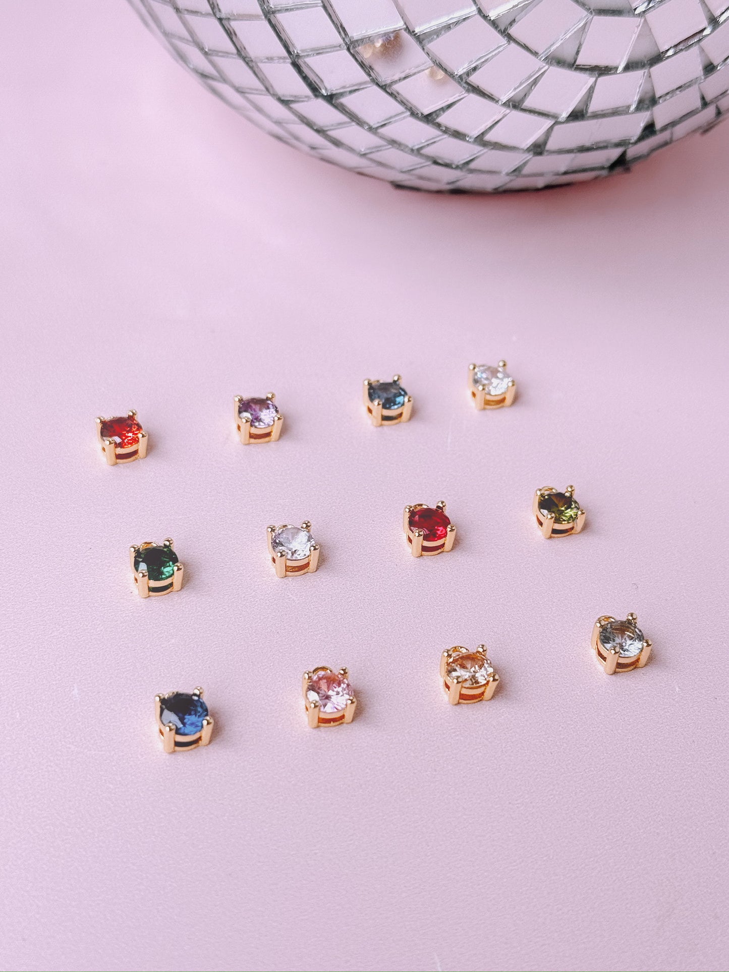 Birthstone Gold Charms