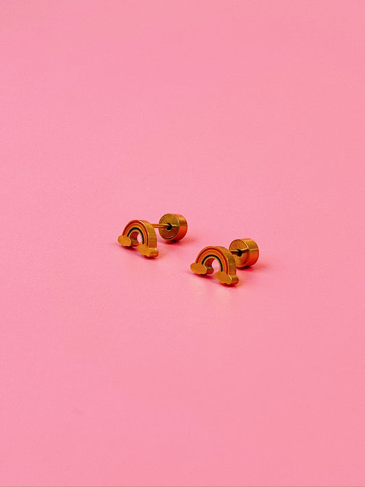 Rainbow Arch Flatback Pushpin Studs