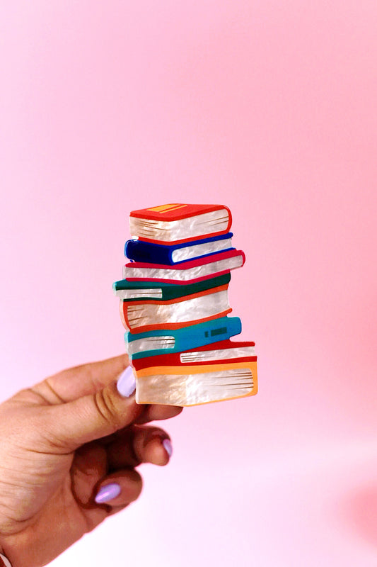 Bookish Hair Claw Clip
