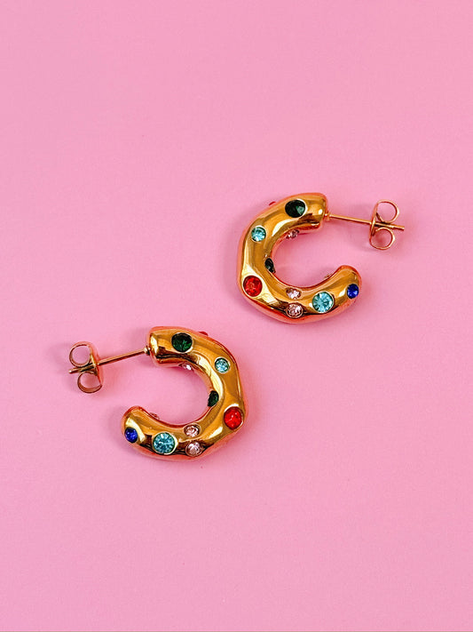 Ambrosia Hoop Studs