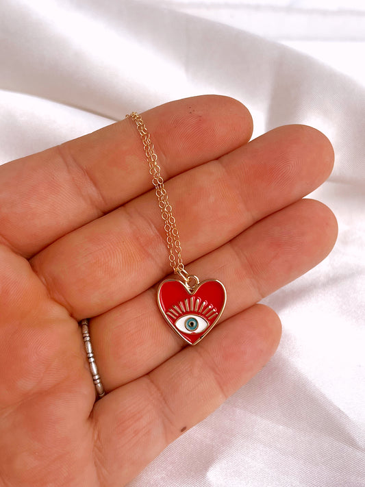 Protection Gold-Plated Pendant Necklace