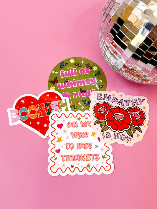 Full of Whimsy & Rage Sticker