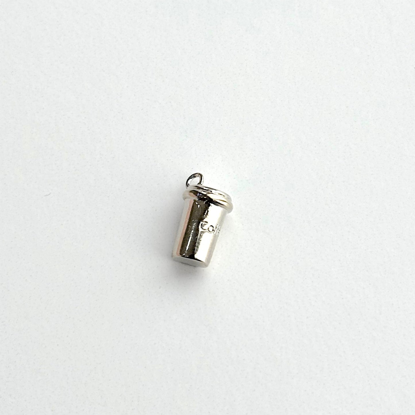 Coffee Cup Charm (Gold + Silver)