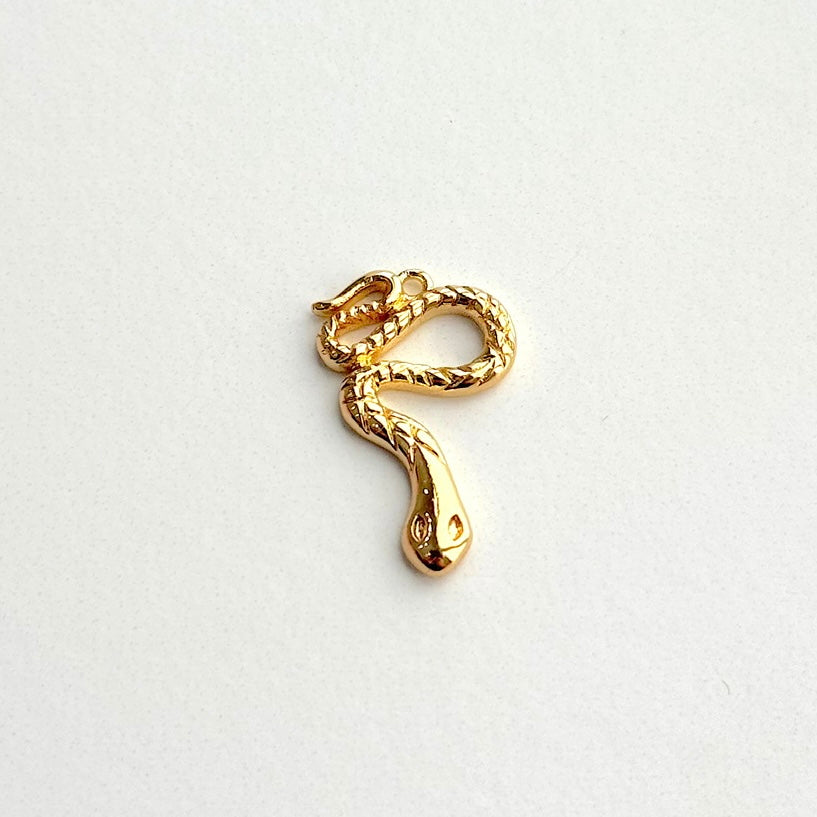 Serpent Gold Charm