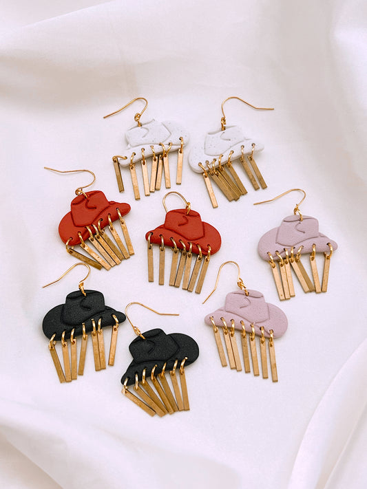 Howdy Hat Shimmer Dangles