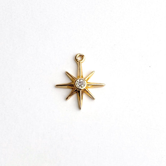 Celestial Star Gold Charm