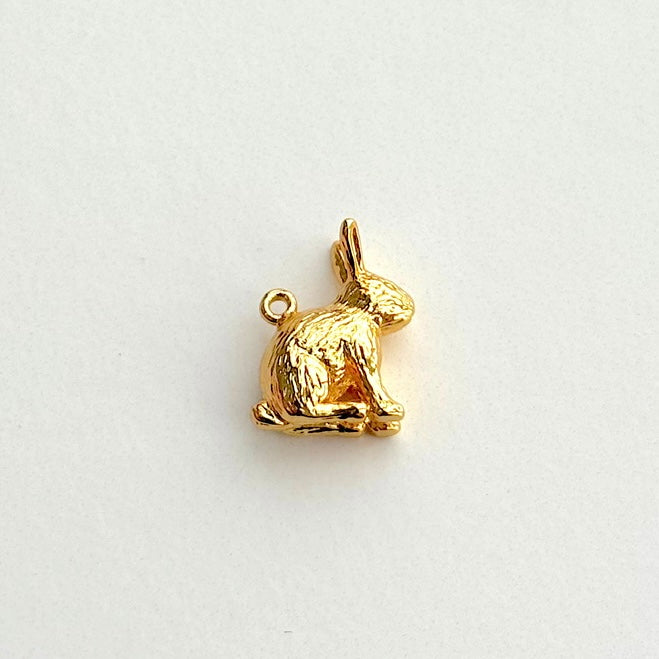 Bunny Gold Charm