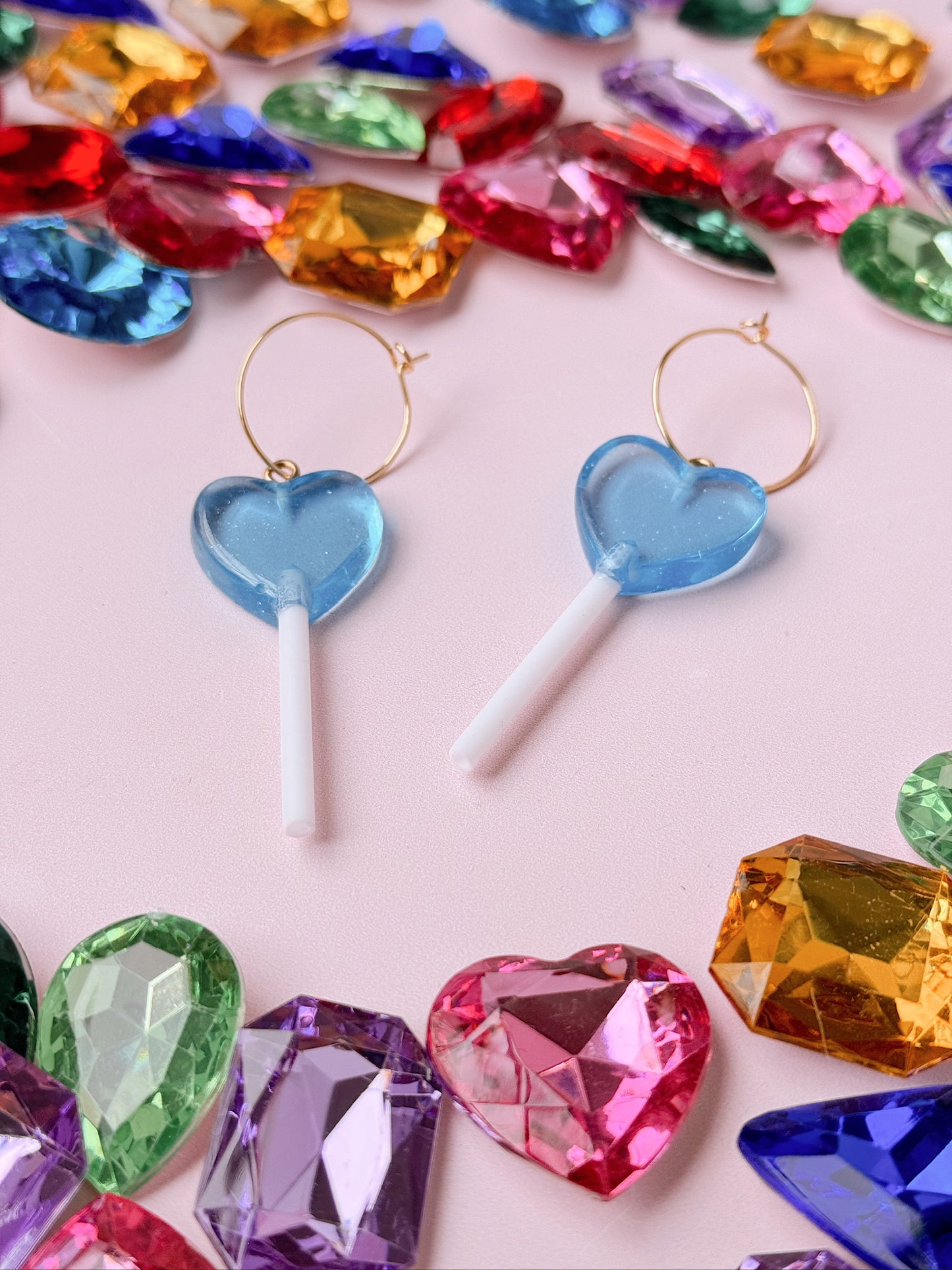 Such A Sucker Glitter Lollipop Hoops