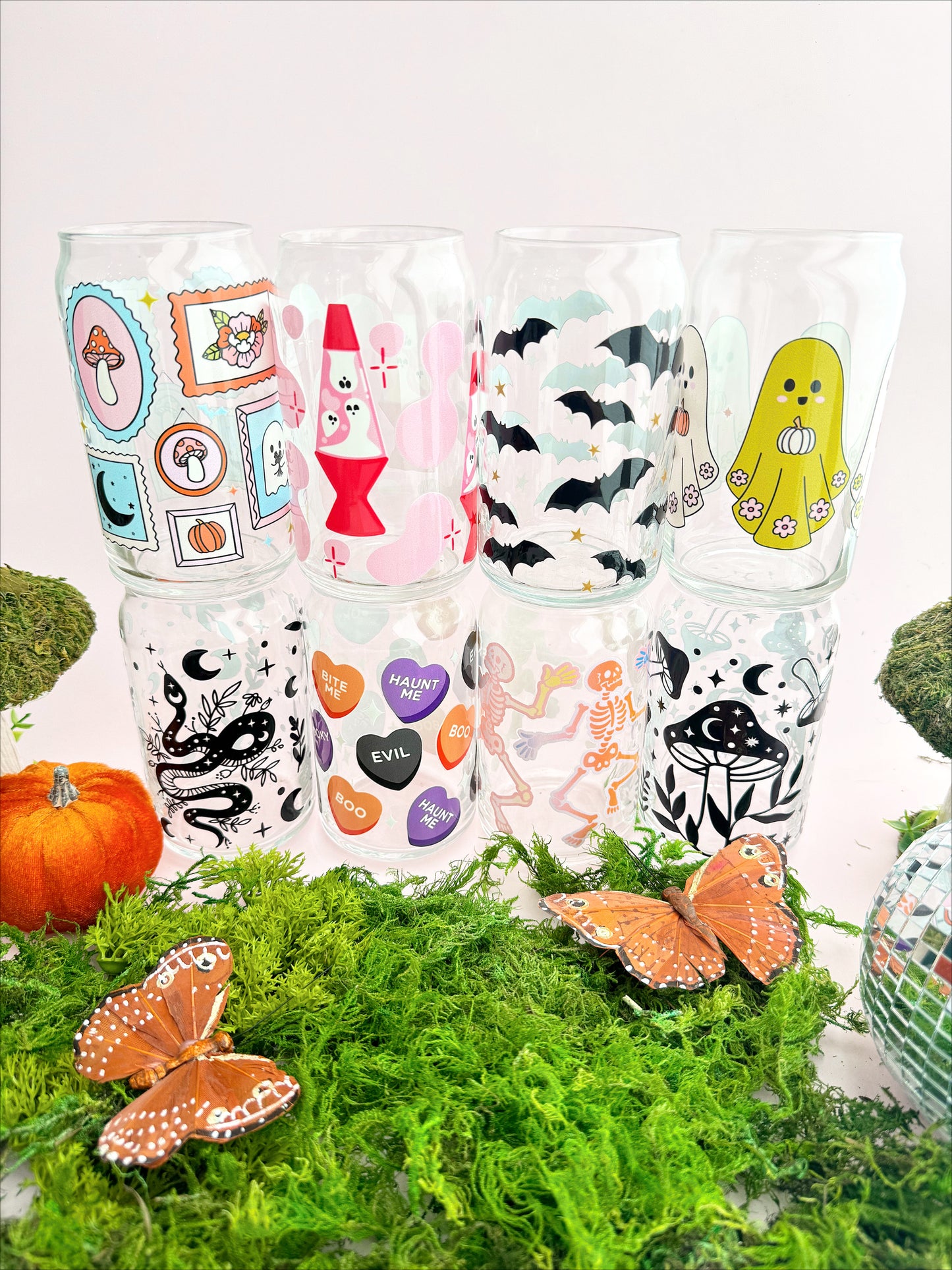 Spooky Gallery Wall Glass Cup
