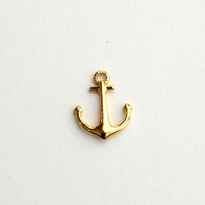 Gold Anchor Charm
