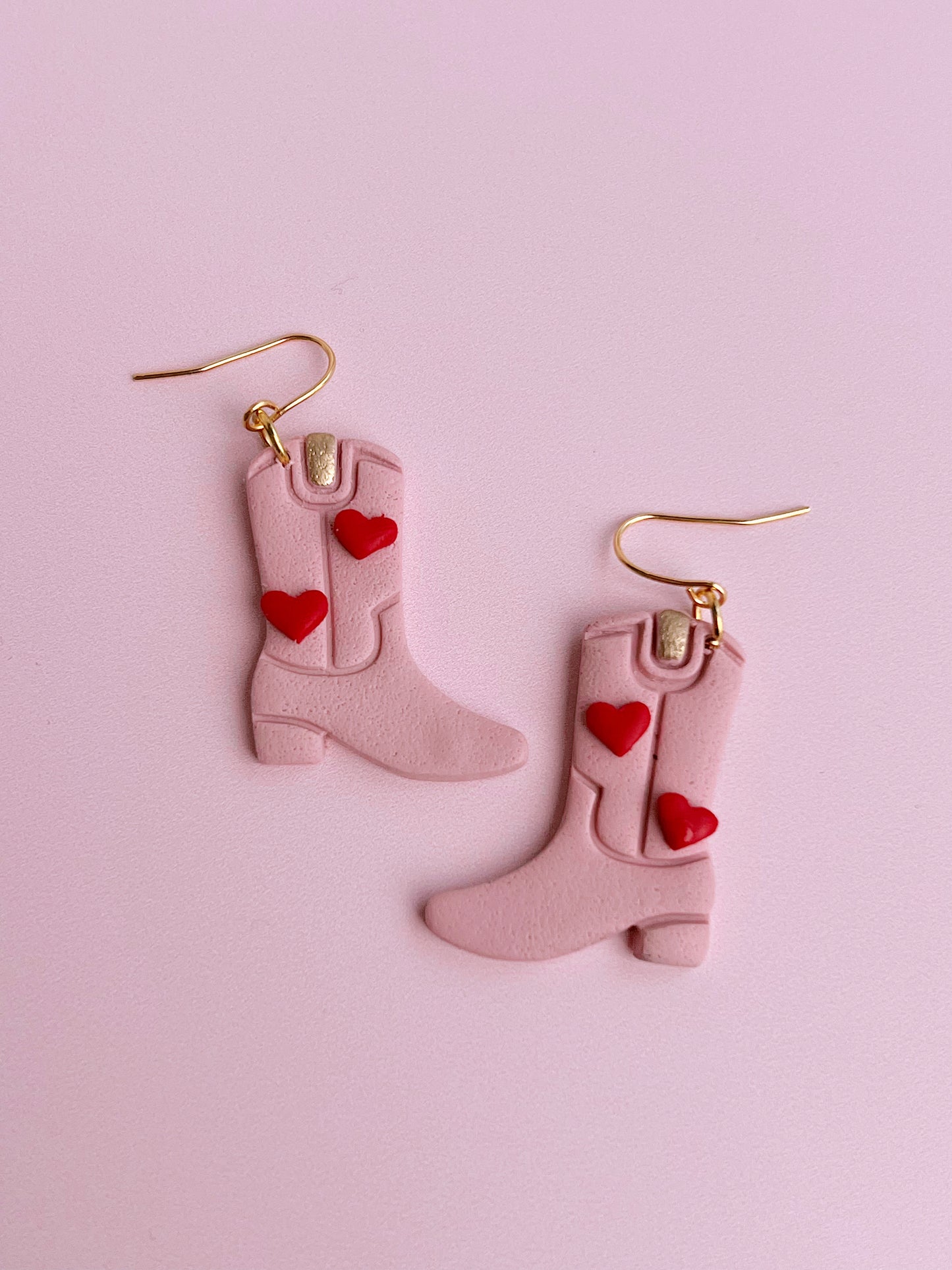 Lover Boots Polymer Clay Earrings
