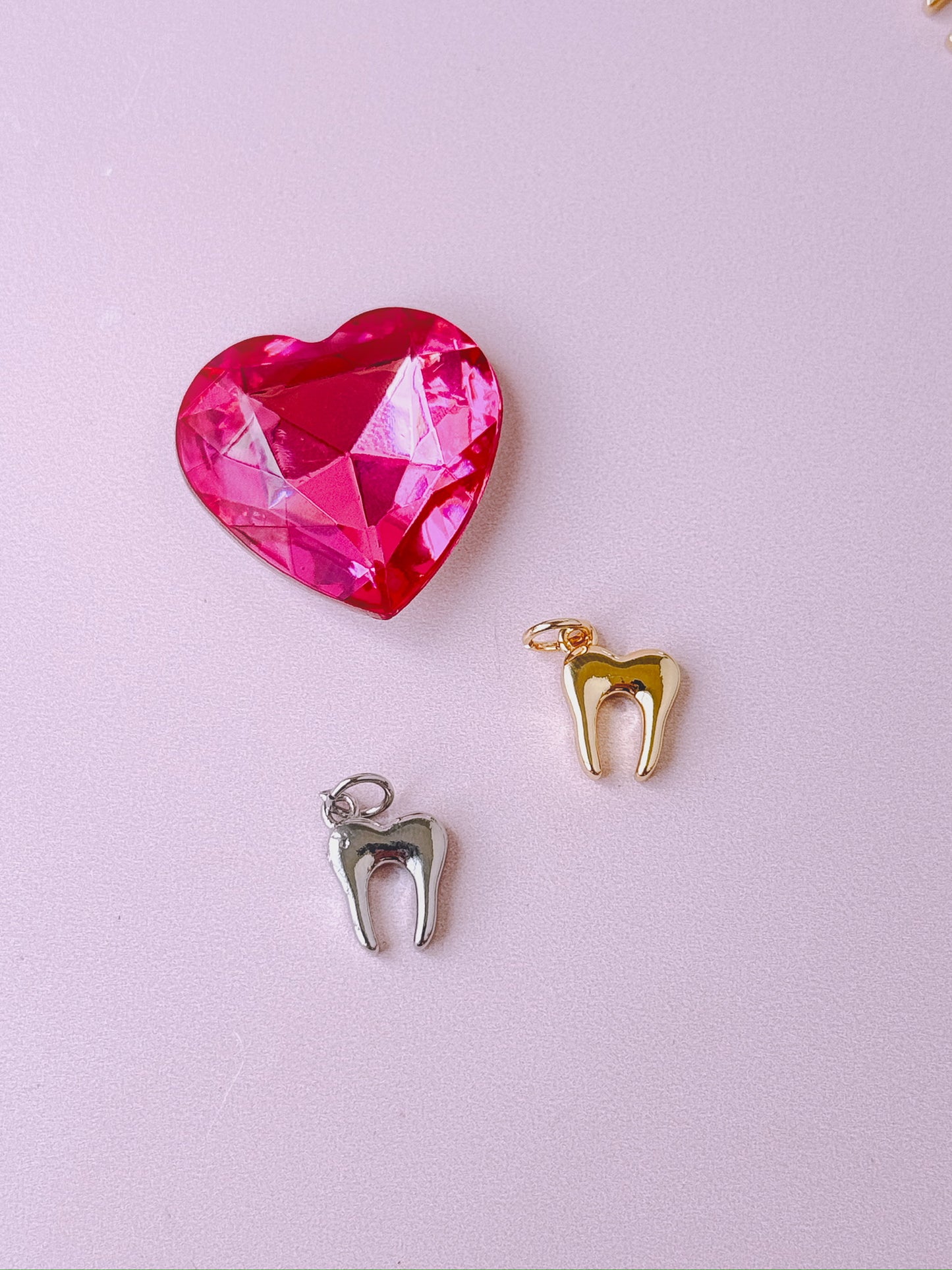 Tooth Charm (Gold + Silver)