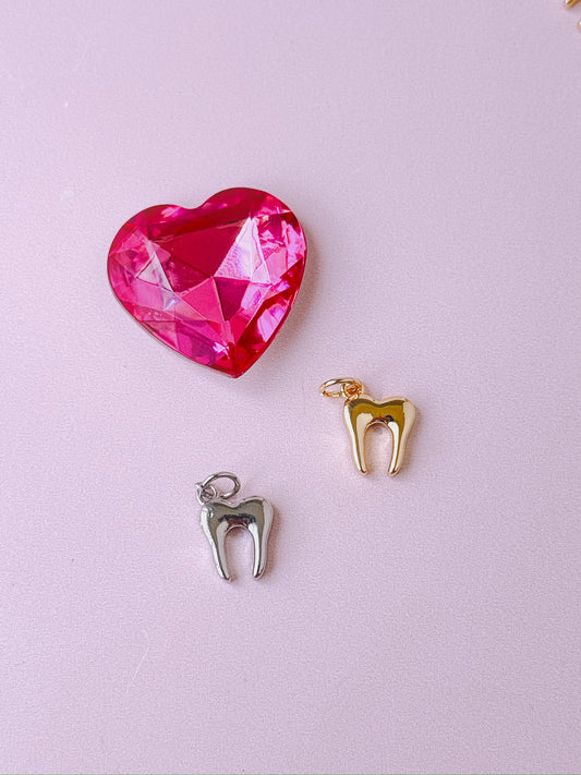 Tooth Charm (Gold + Silver)