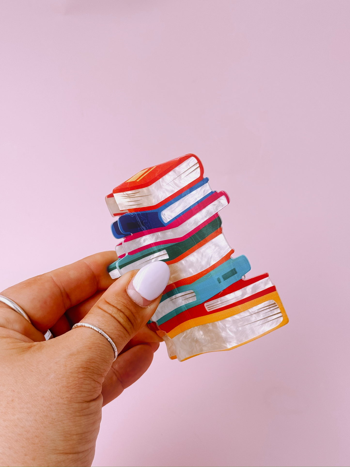 Bookish Hair Claw Clip