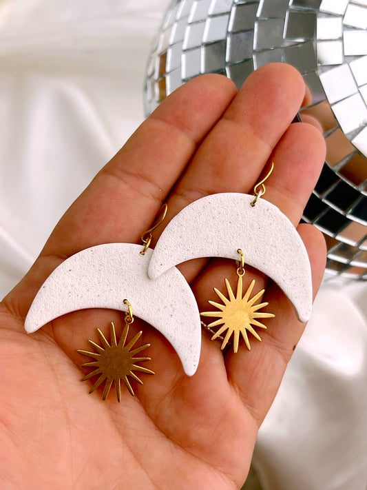 Celestial Moon Dangles (3 Color Options)