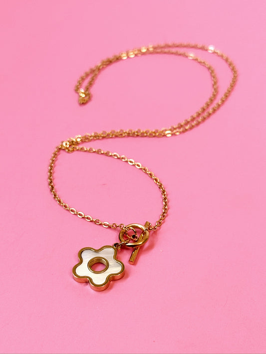 Flower Power Gold-Plated Necklace