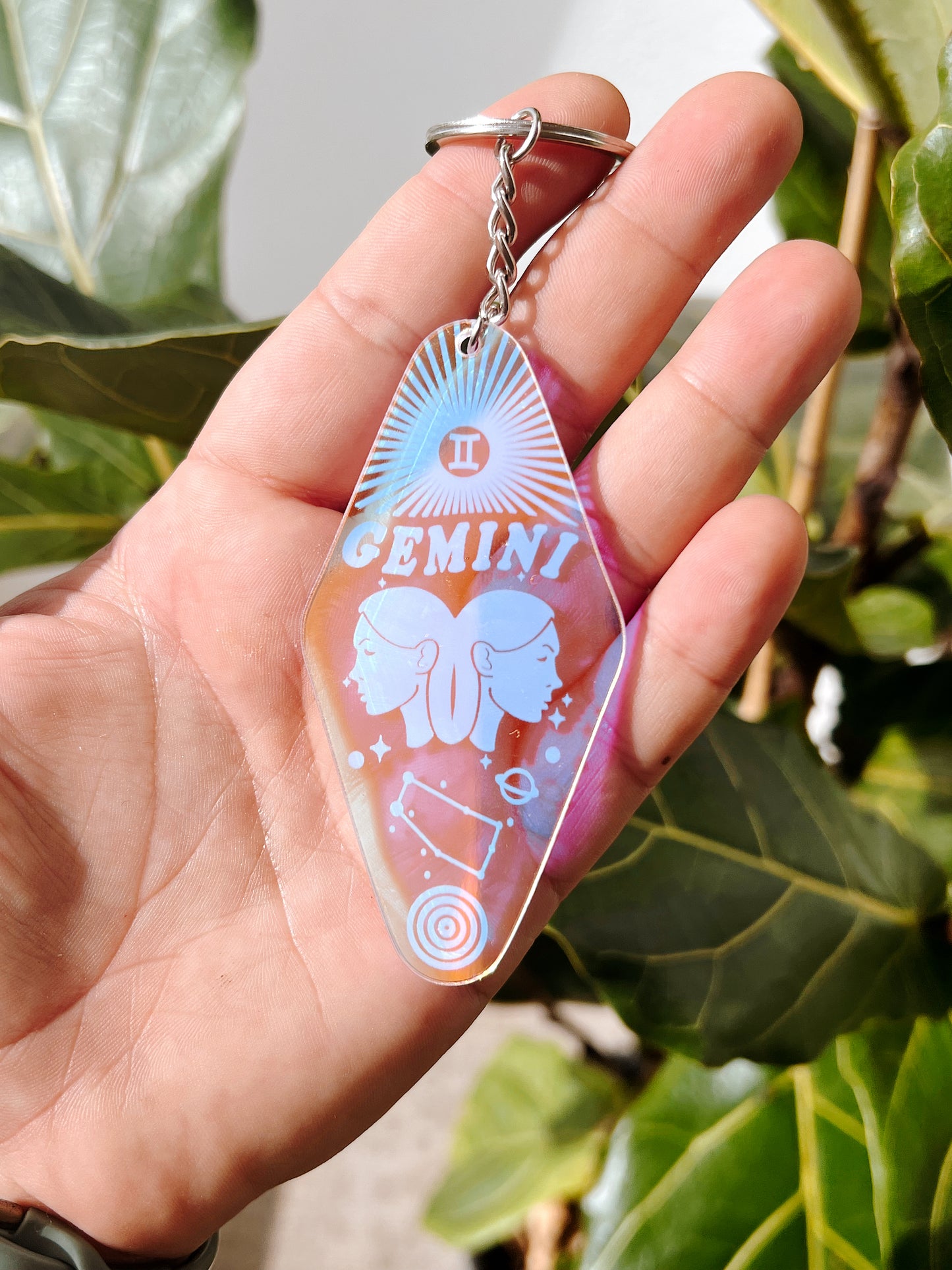 Zodiac Sign Keychain