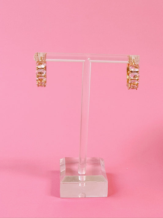 Cherry Blossom Gem Huggies