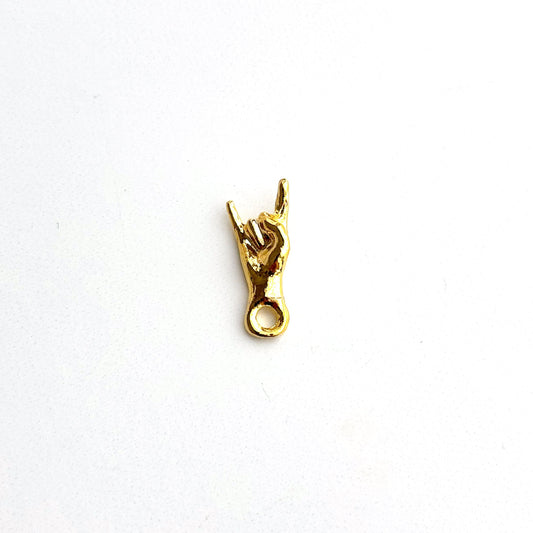 Rock On Charm (Gold + Silver)