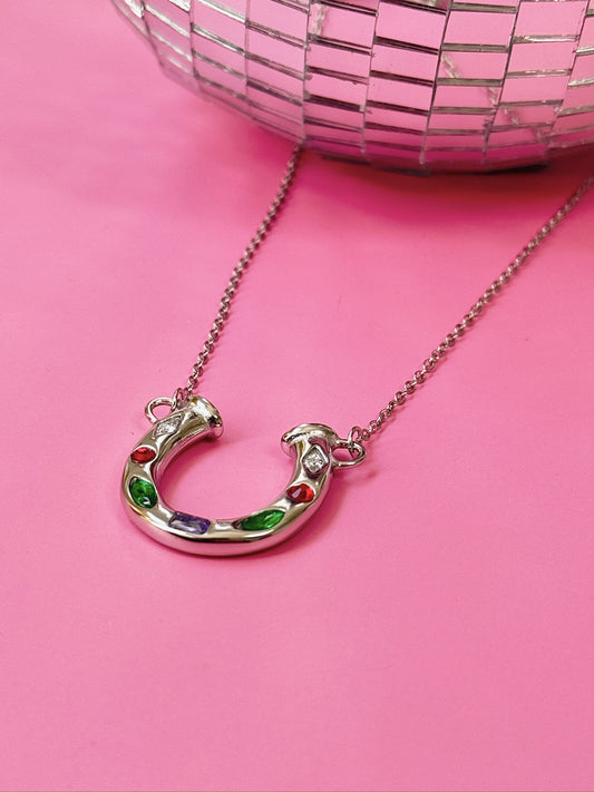Lucky Girl Horseshoe Necklace