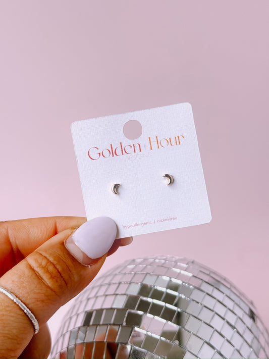 Mini Moon Studs