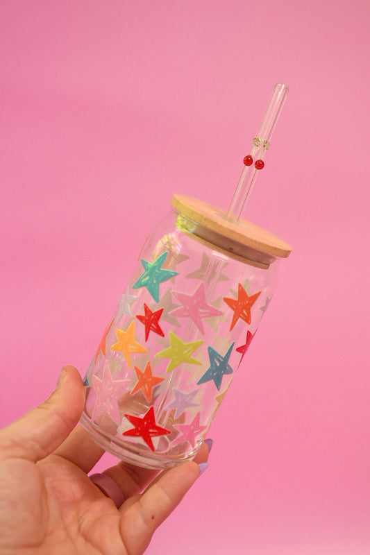 Starry Eyed Glass Cup