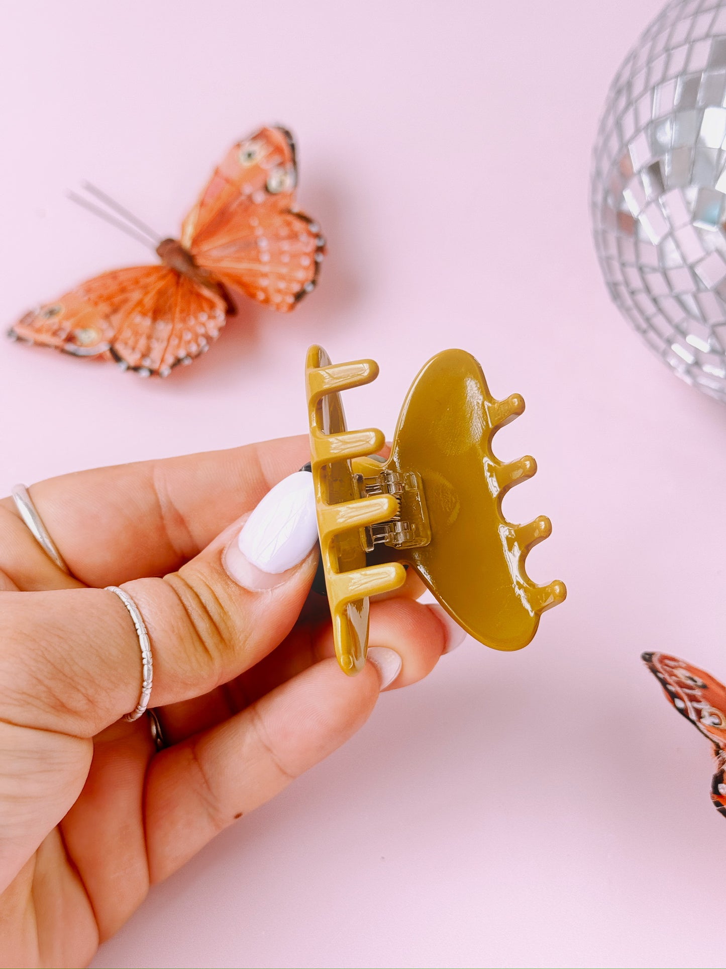 Mini Sweetheart Hair Claw Clip