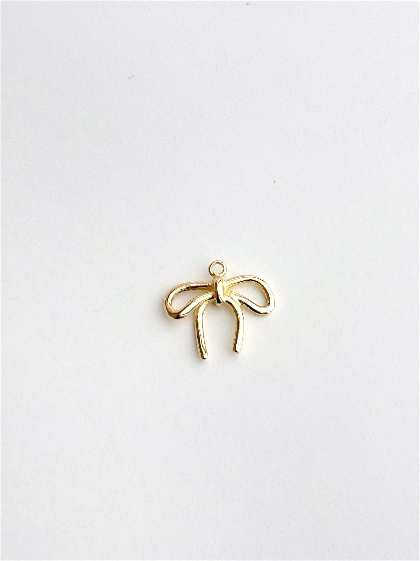 Ribbon Charm (Gold + Silver)