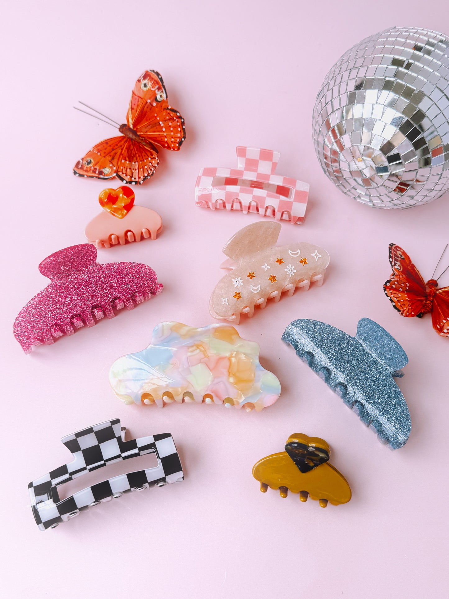 Sk8er Boy Checkered Hair Claw Clip
