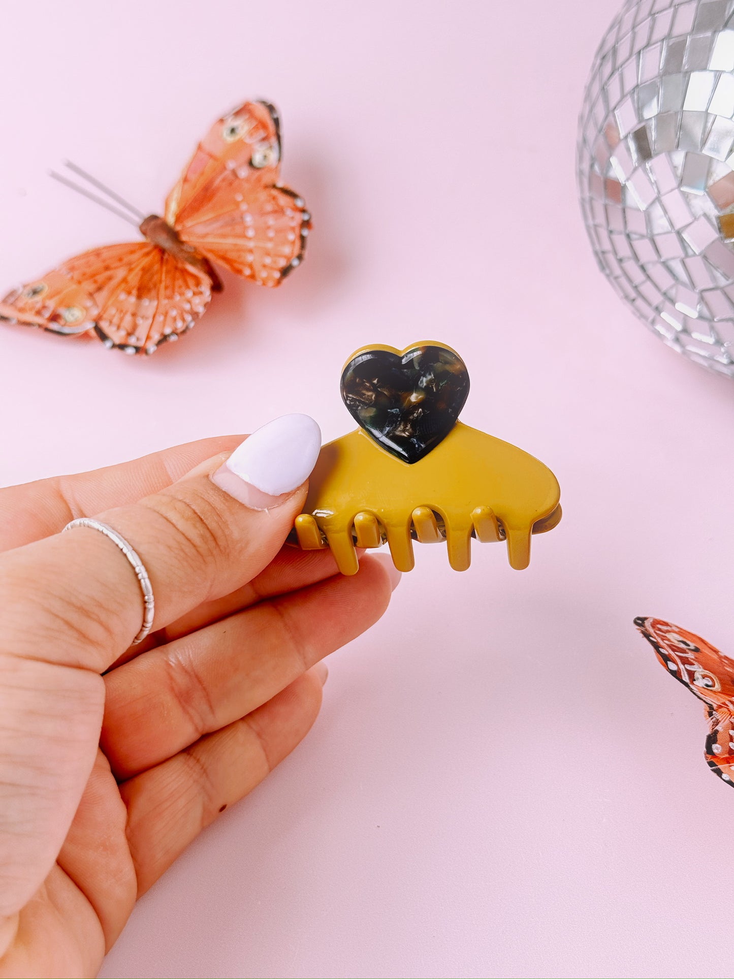 Mini Sweetheart Hair Claw Clip