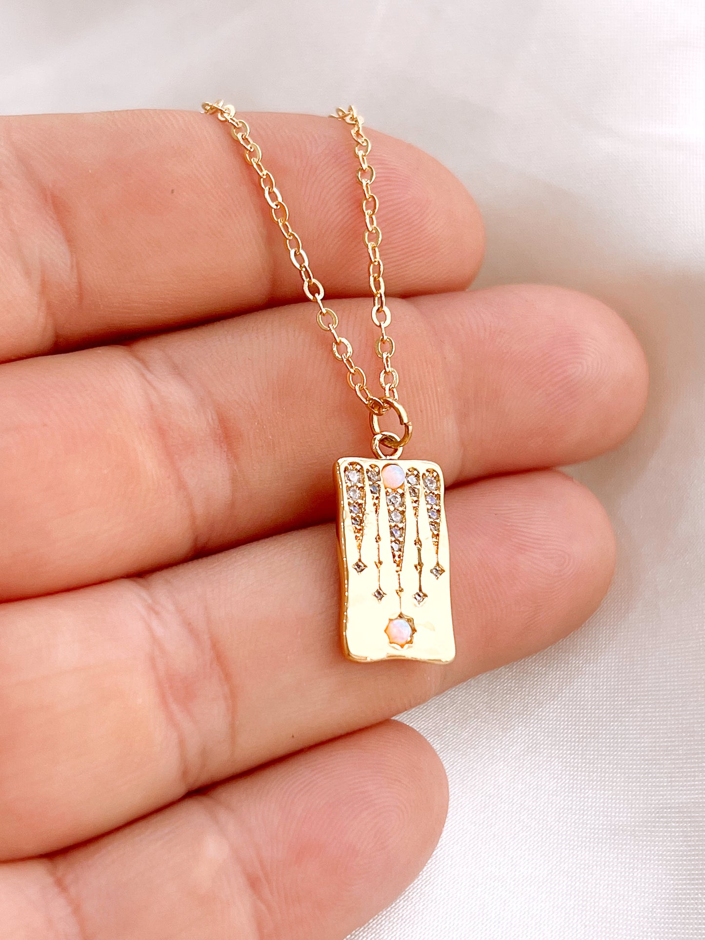 Shooting Stars Gold-Filled Pendant Necklace