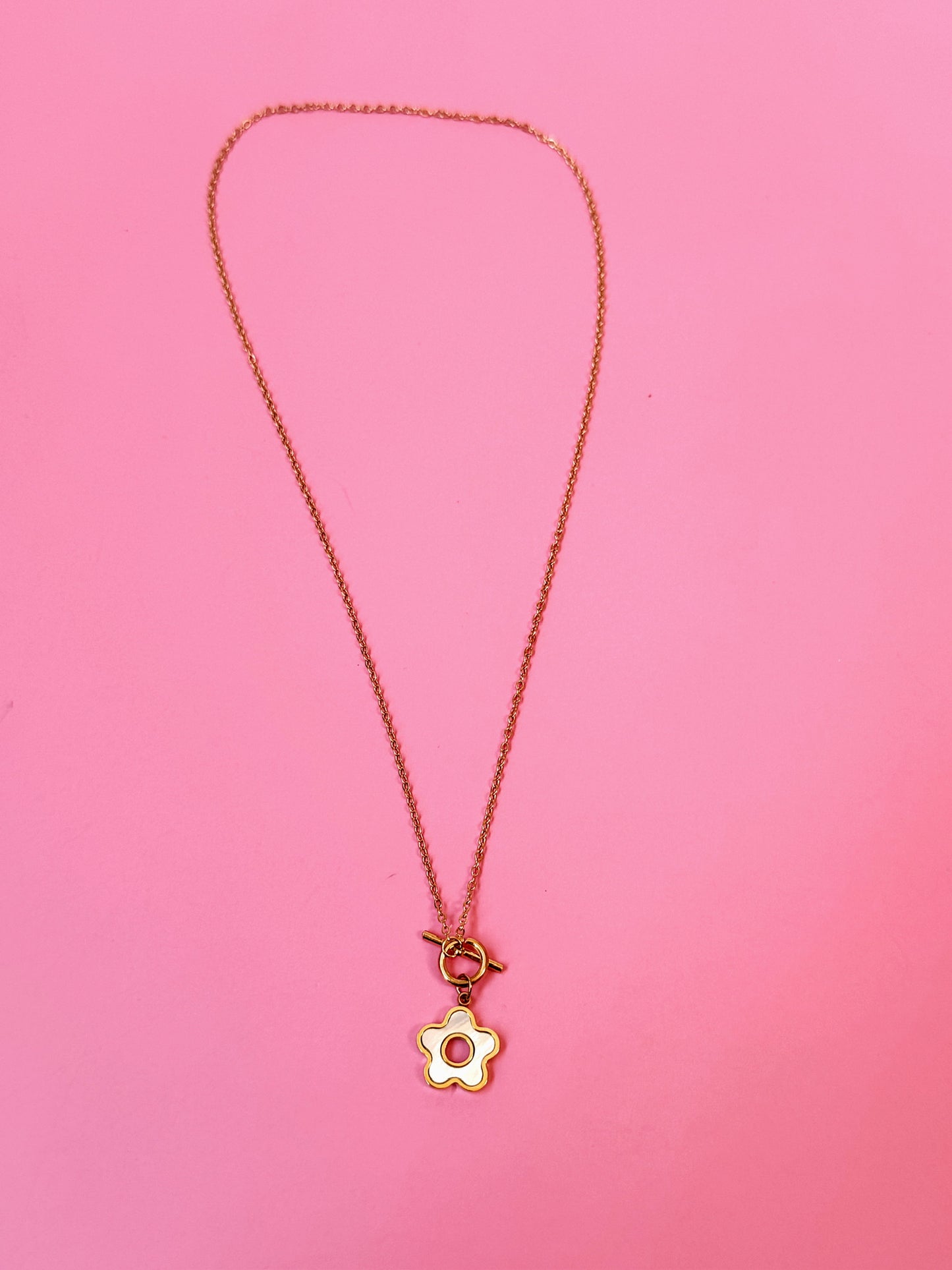 Flower Power Gold-Plated Necklace