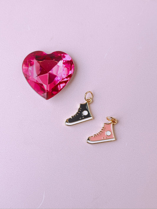 High Top Shoe Gold Charm