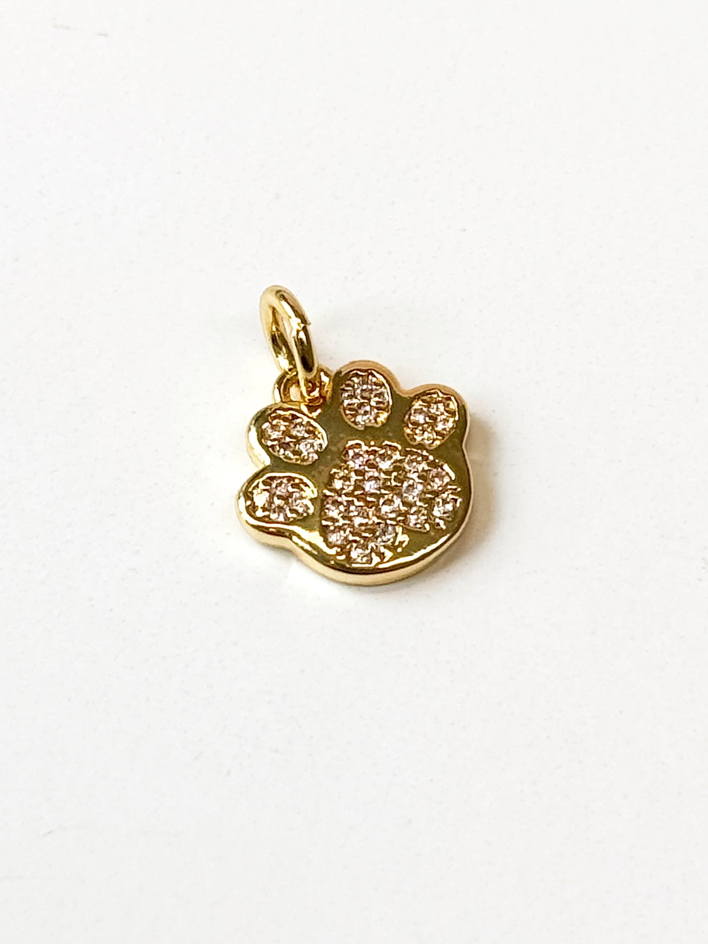 Sparkle Paw Charm (Gold + Silver)