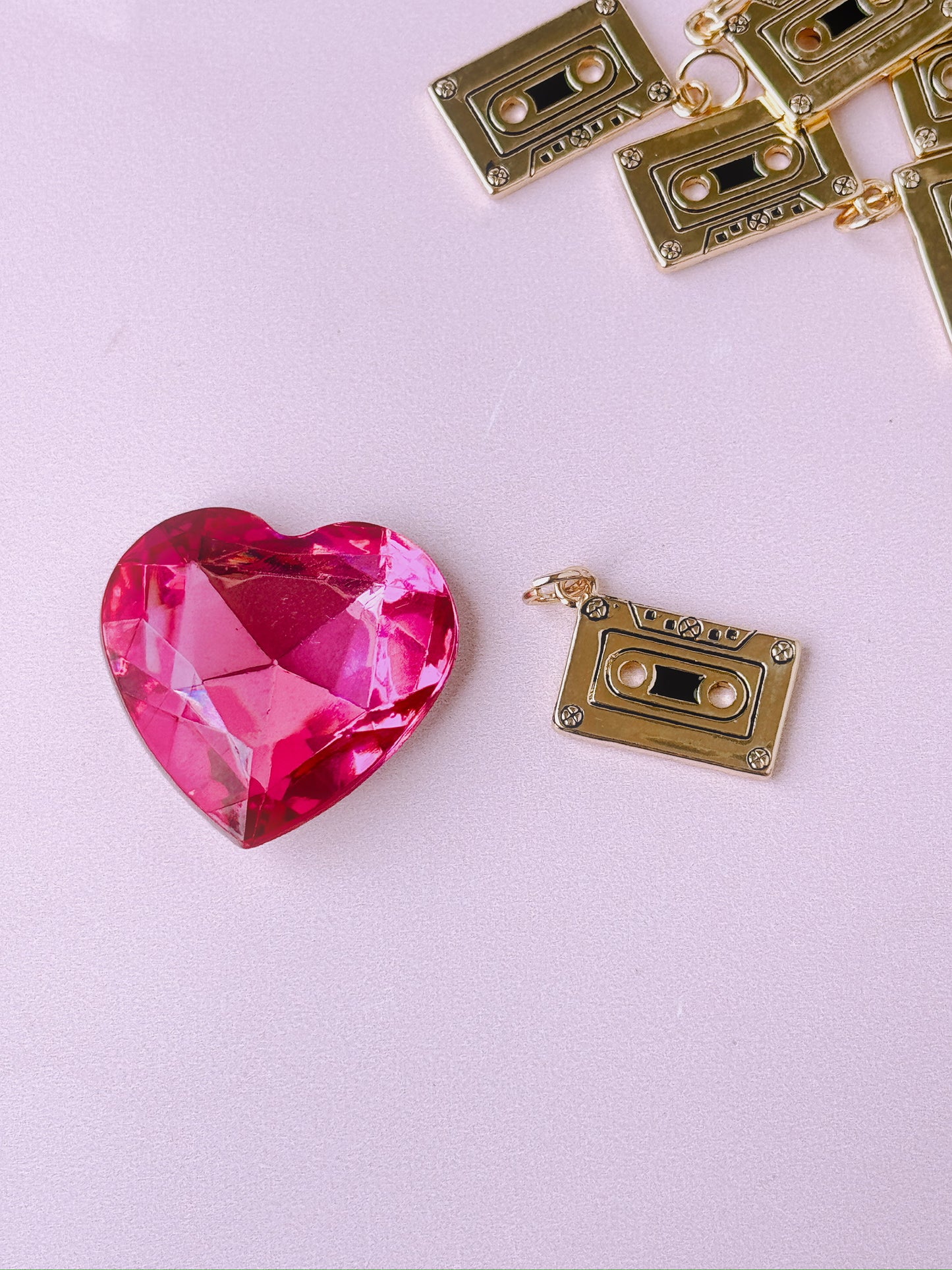 Gold Cassette Charm
