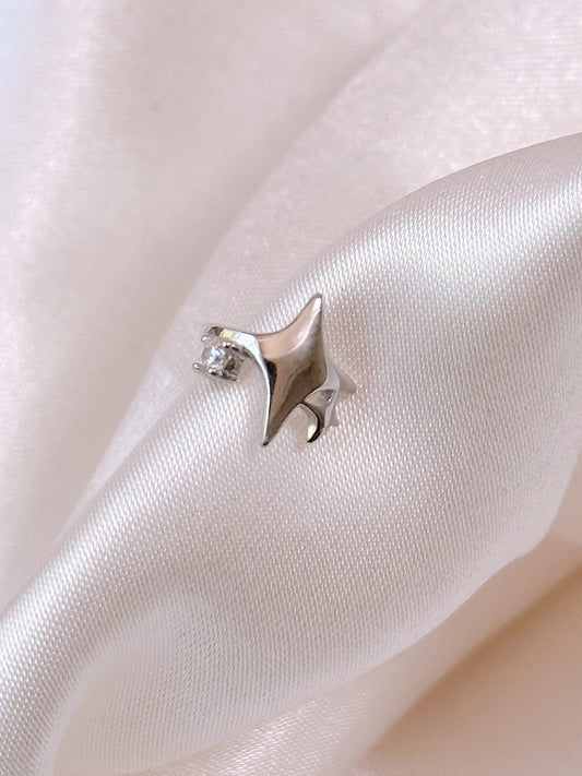 Muse Silver Ear Cuff