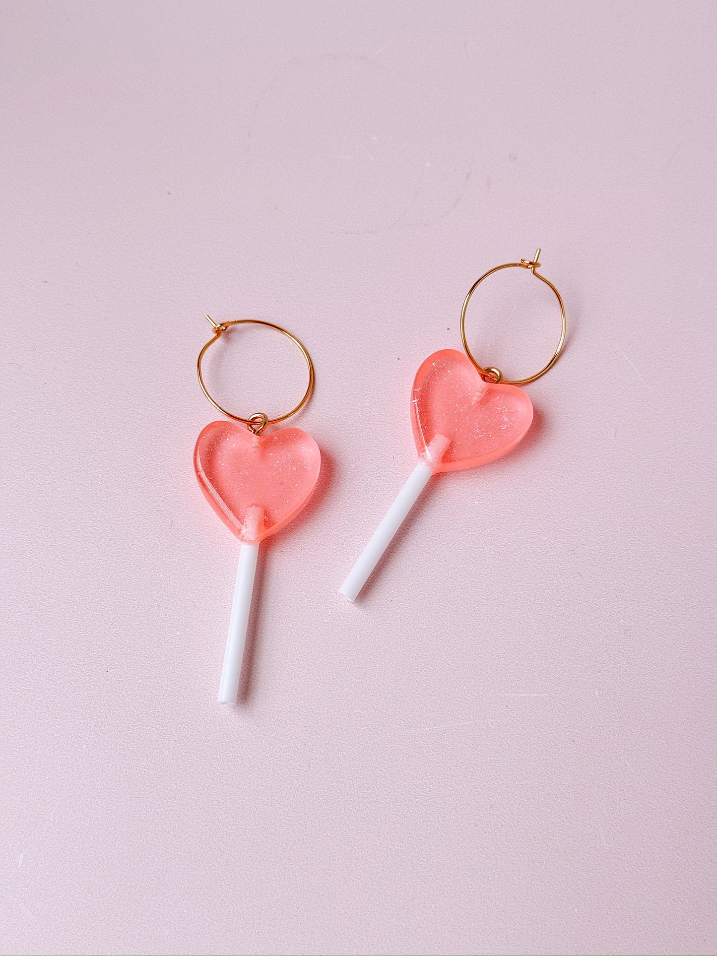 Such A Sucker Glitter Lollipop Hoops
