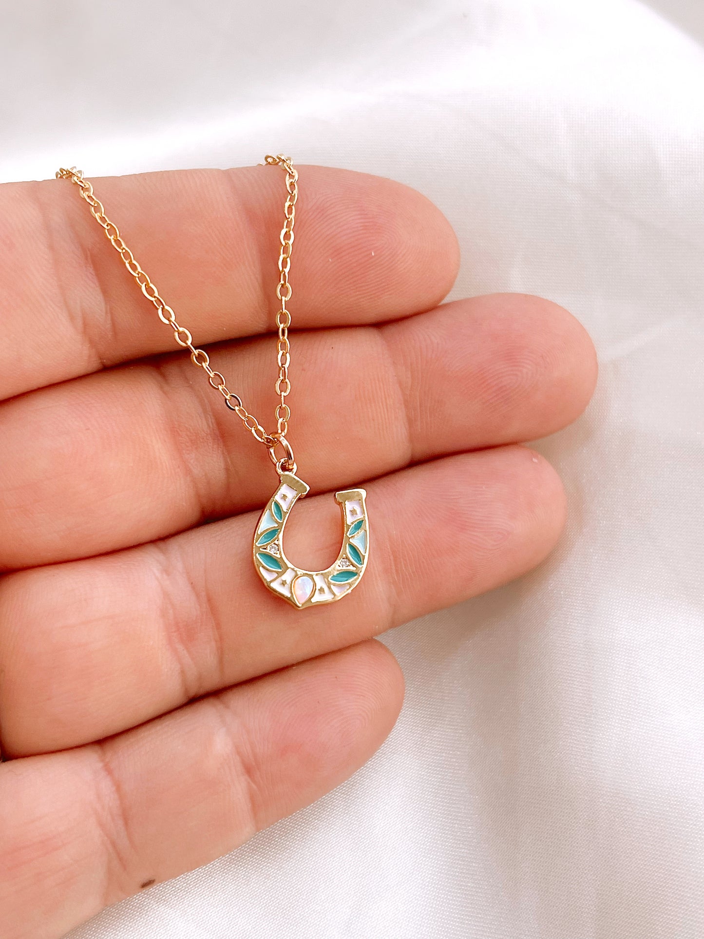 I'm Lucky Gold-Plated Pendant Necklace